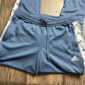 Adidas Kids Navy Joggers with White Accents